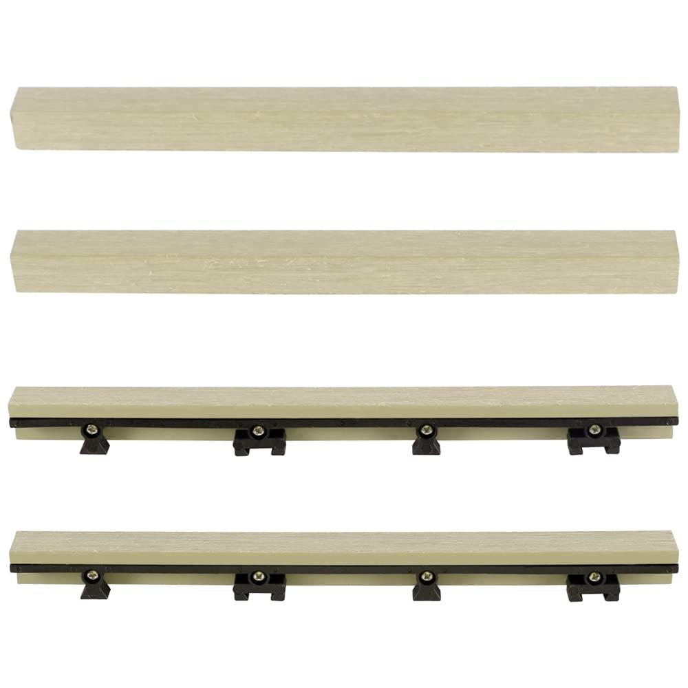 12" x 1" Composite Interlocking Deck Side Trim