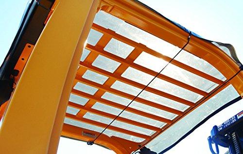 Solarcap Universal Tinted Forklift Sun & Rain Canopy, Super Clear Tinted Vinyl