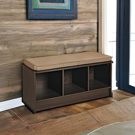 ClosetMaid Cubeicals 3 Pair Shoe Storage Bench