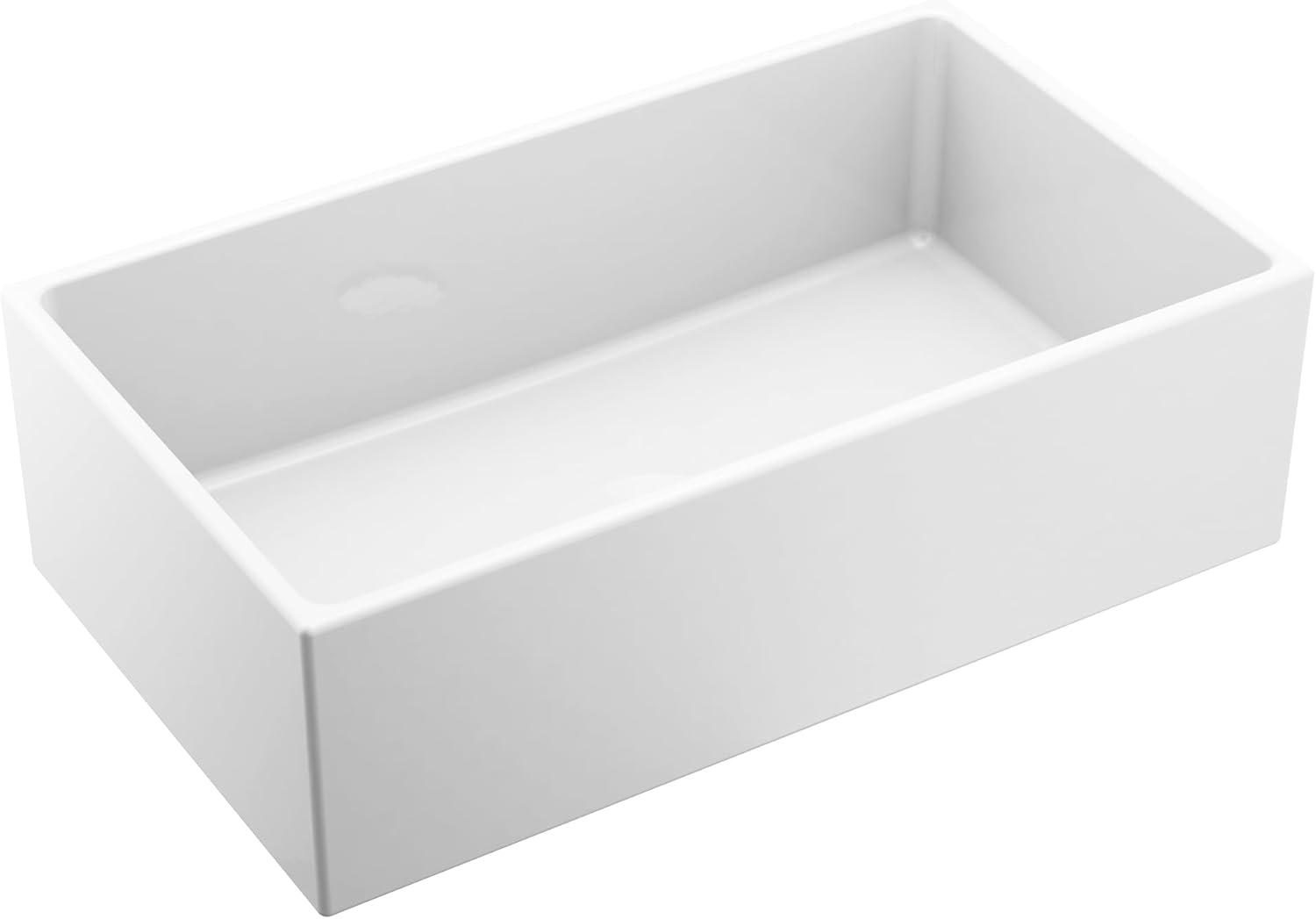 FC3319101810 Moen Fireclay 30" L X 19" W Farmhouse Kitchen Sink
