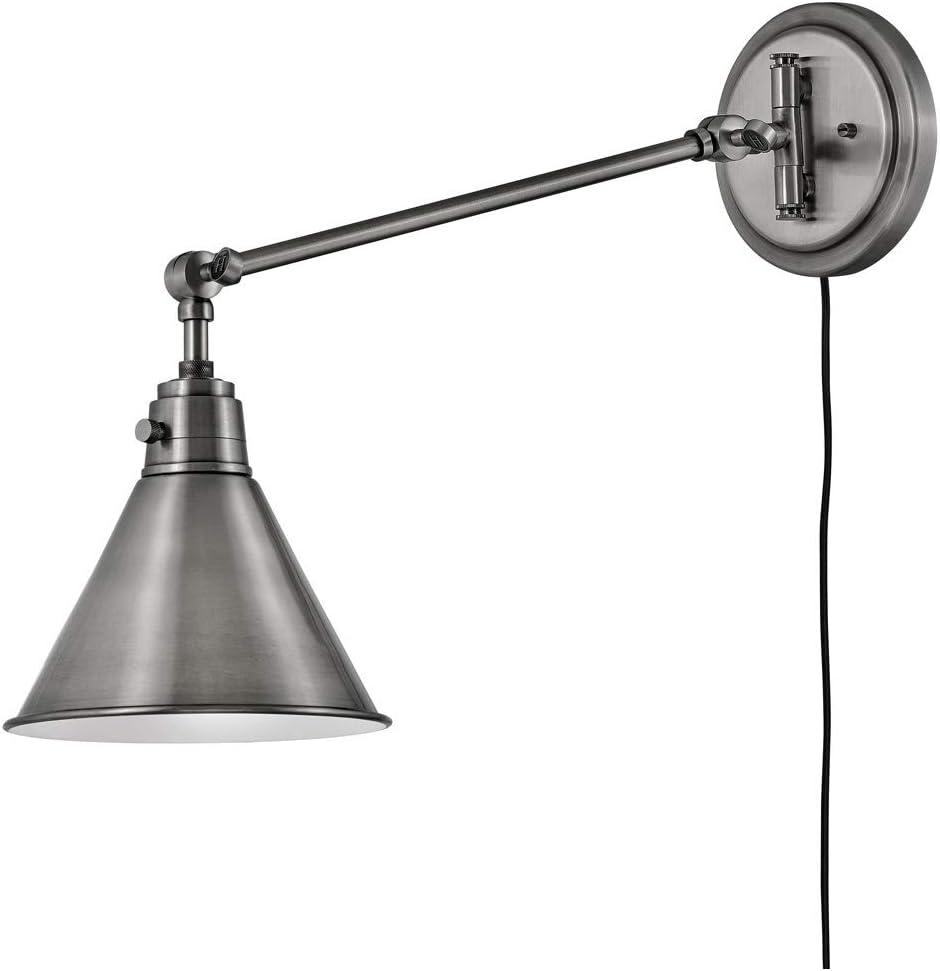 Lennon Plug-In Task Sconce - Brass