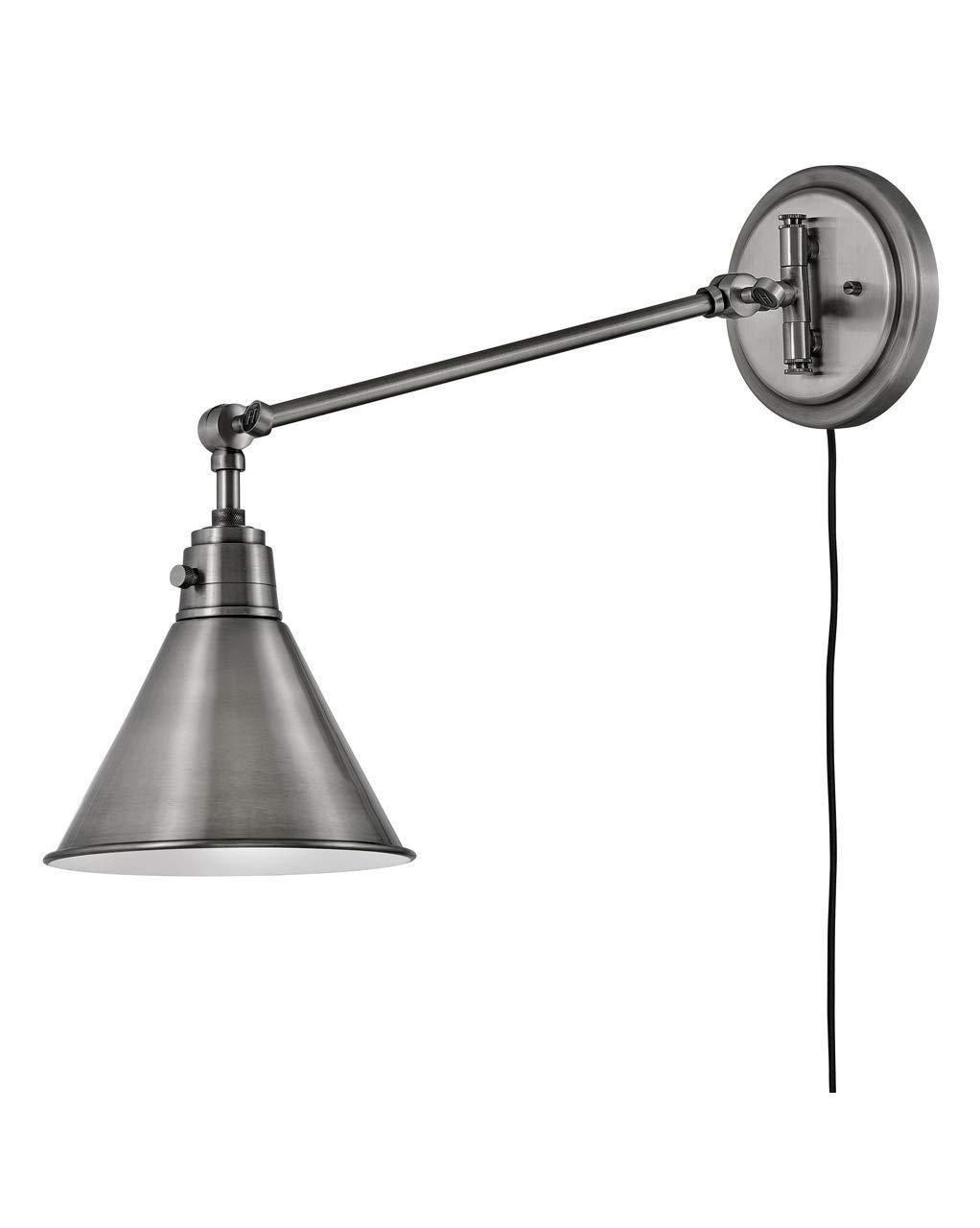 Lennon Plug-In Task Sconce - Brass