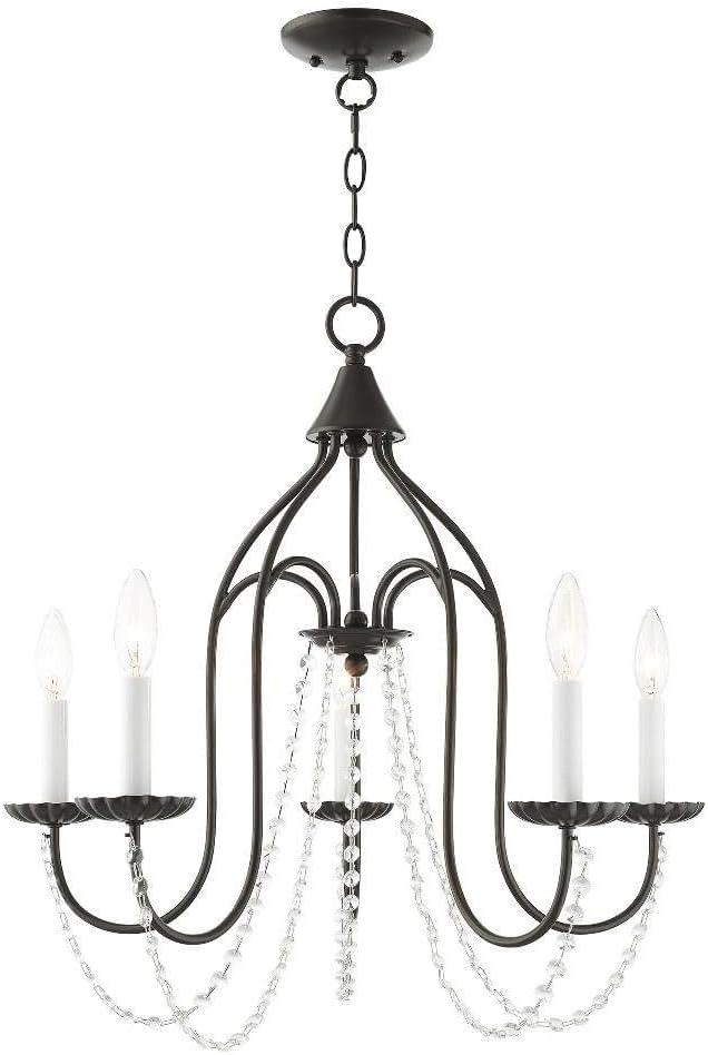 Livex Lighting Alessia 5 - Light Chandelier in  English Bronze