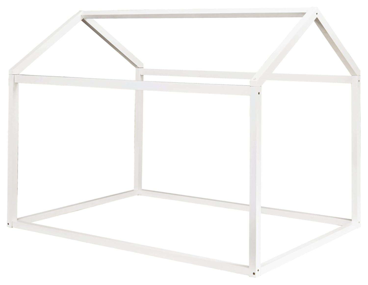 Signature Design by Ashley Flannibrook Contemporary House Bed Frame, Full, White