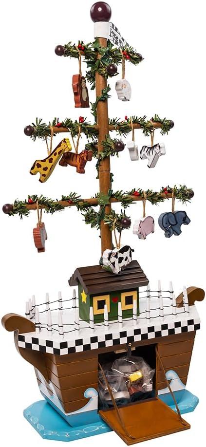 Kurt Adler Kurt Adler 21-Inch Noah's Ark Table Piece