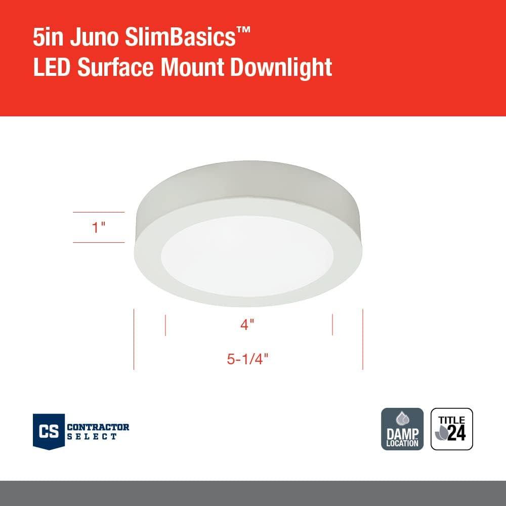 Juno Lighting Jsbc 5In 30K 90Cri Contractor Select Jsbc 5" Wide Integrated Led Flush Mount