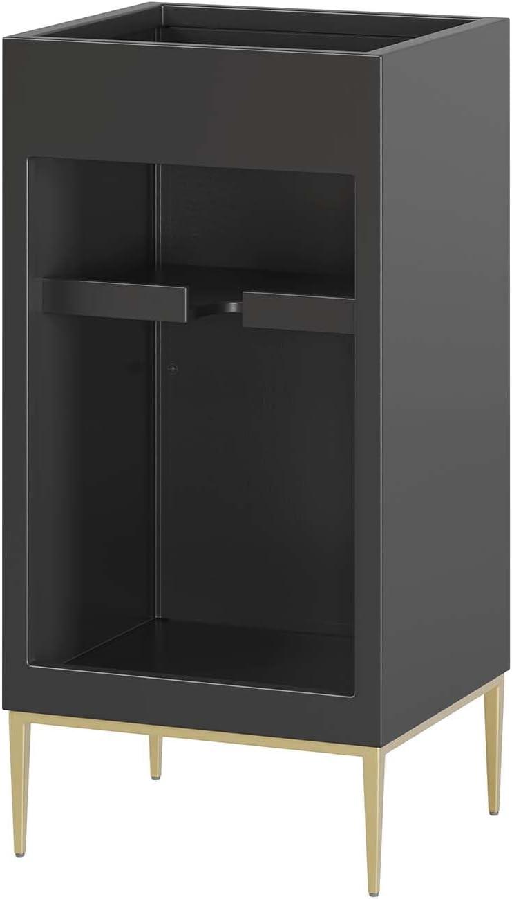 Modway Modway 16.5" Single Bathroom Vanity Base Only in Black