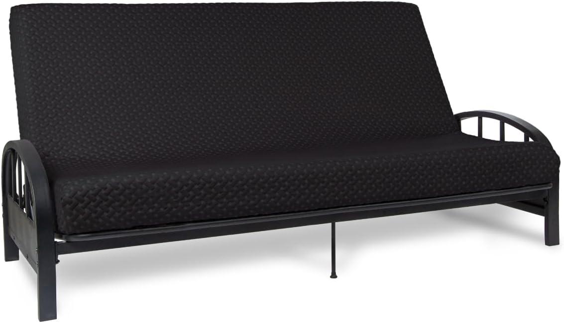 Milliard Full Size Memory Foam Futon Mattress, Black