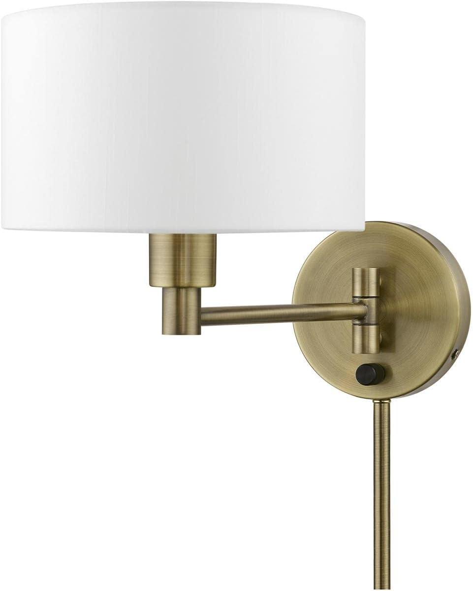 Livex Lighting 1 - Light Wall Light in  Antique Brass