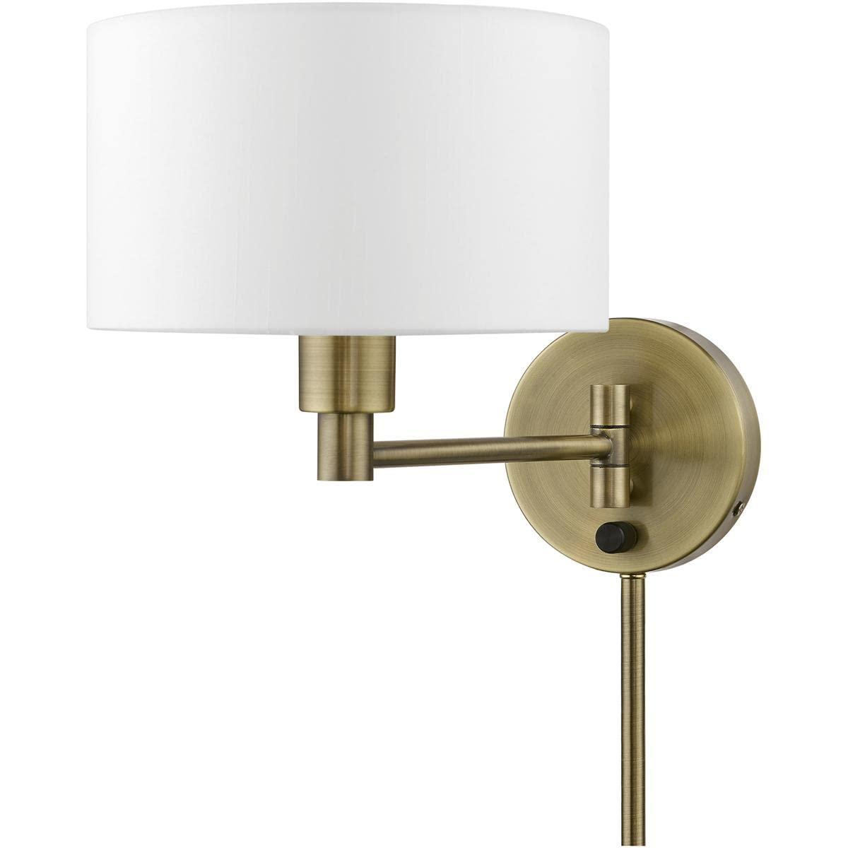 Livex Lighting 1 - Light Wall Light in  Antique Brass