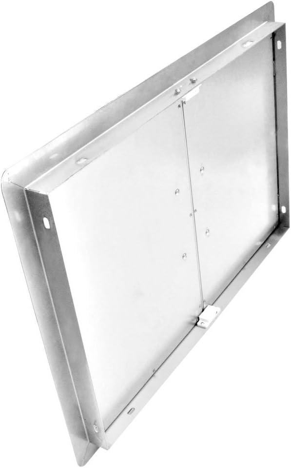 BBQ Access Door 30.5" W x 21" H, Grill Door Double Door Brushed Stainless Steel, Outdoor Kitchen Doors for BBQ Island Grilling Station