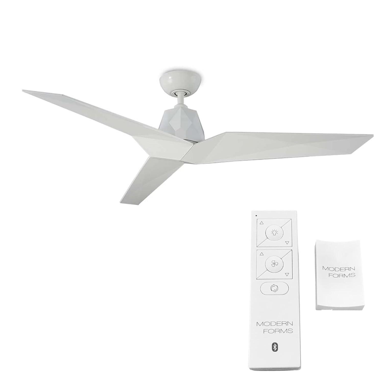 Vortex Indoor and Outdoor 3-Blade Smart Ceiling Fan 60in Automotive Silver with Remote Control