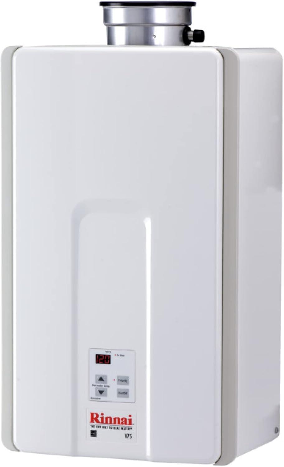 Rinnai V75iN V75iN Value 7.5 GPM Liquid Natural Gas Tankless Water Heater