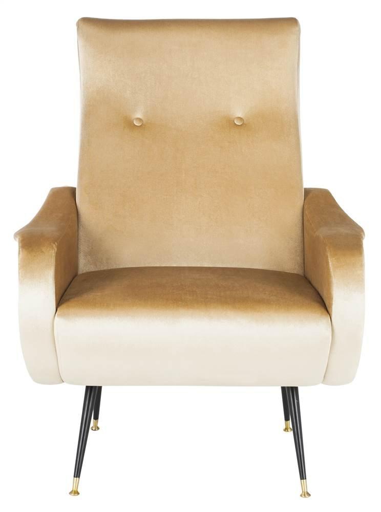 Elicia Accent Chair - FOX6260 - Camel - Safavieh