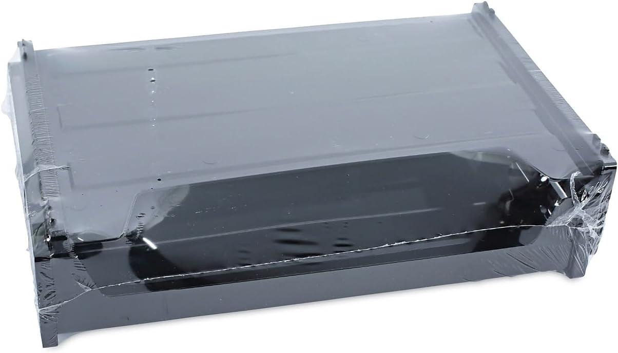 2 PK,Universal Recycled Plastic Side Load Desk Trays, 2 Sections, Letter Size Files, 13" x 9" x 2.75", Black (08100)