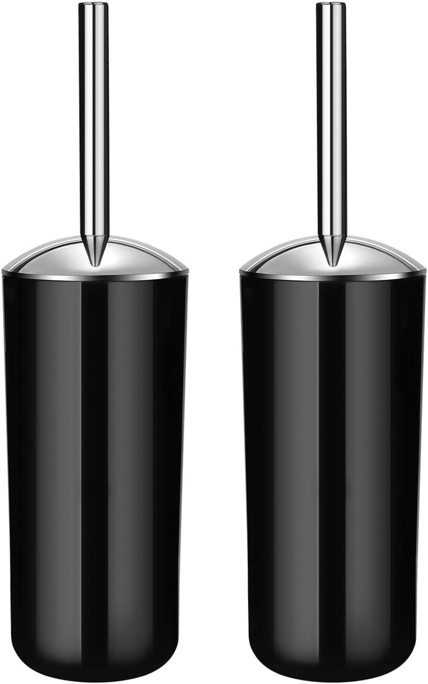 Bath Bliss Bath Bliss Plastic Toilet Brush Set (Set of 2)