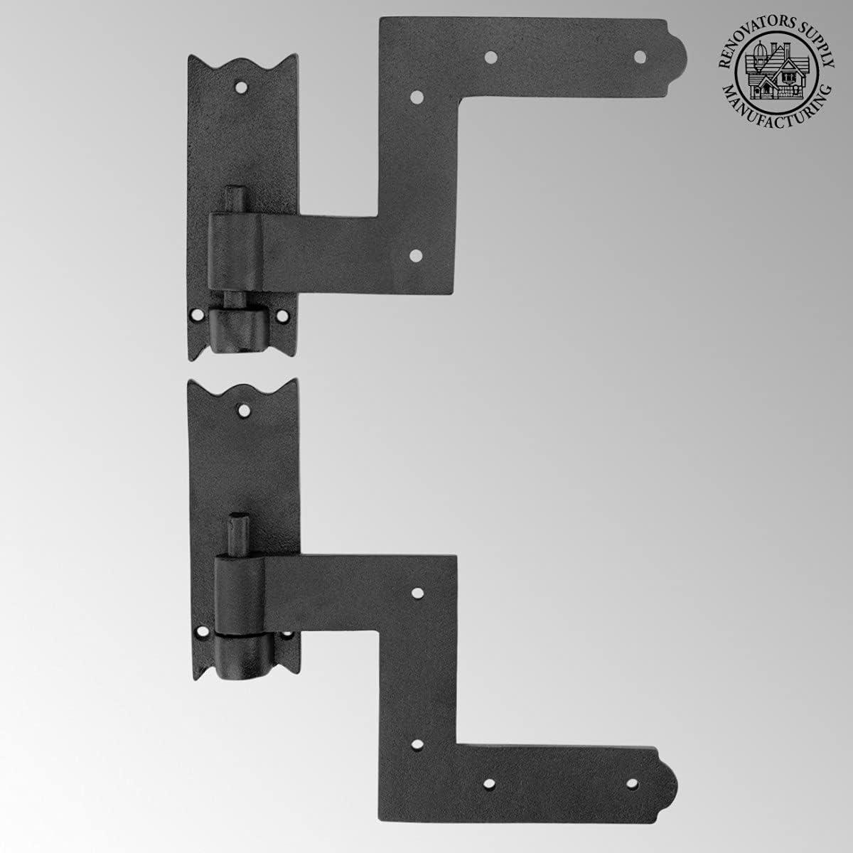 Wrought Iron Shutter Face Mount Hinge