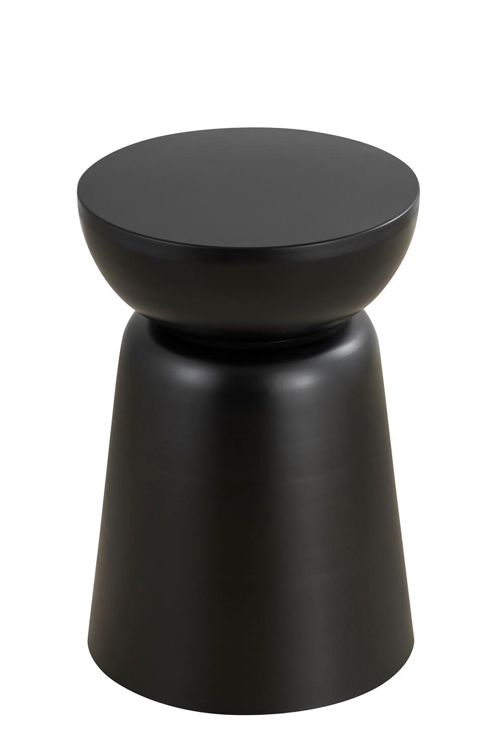 DRAM 21" Black Iron Modern Stool