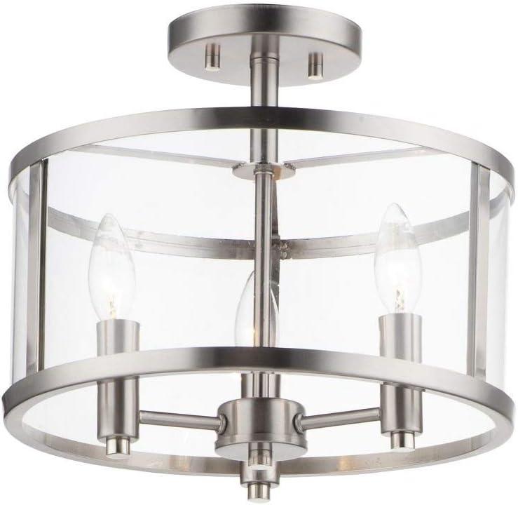 Maxim Lighting - Sentinel - 3 Light Semi-Flush Mount-11.75 Inches Tall and 13.25