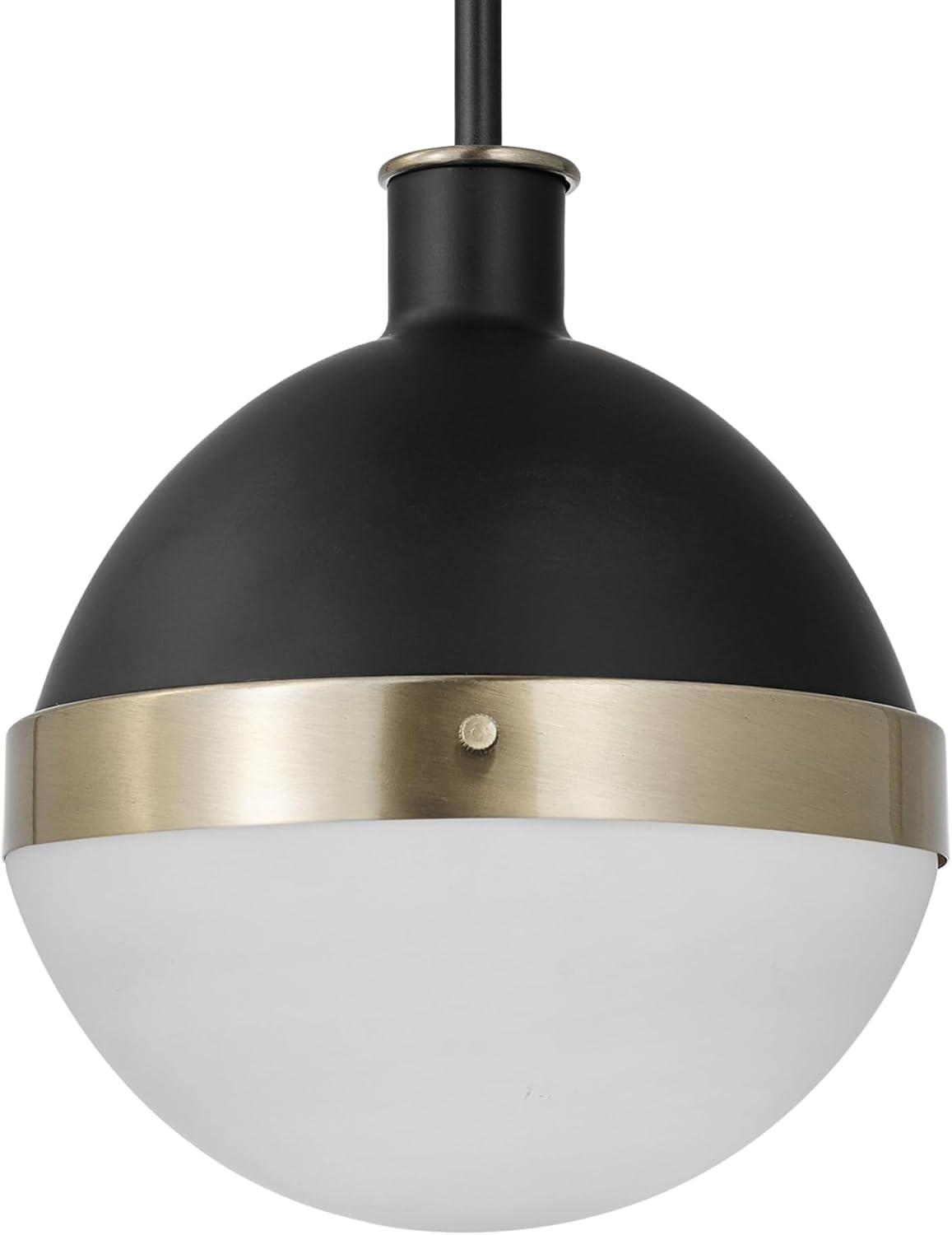 Globe Electric Bari 1-Light Matte Black Pendant, 65773