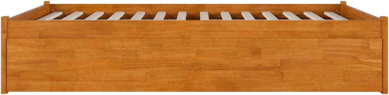 Solid Wood Platform Storage Bed