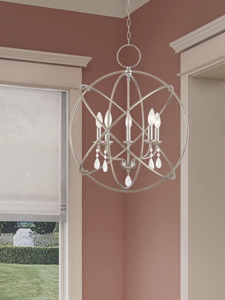 Livex Lighting Aria 5 - Light Chandelier in  Black