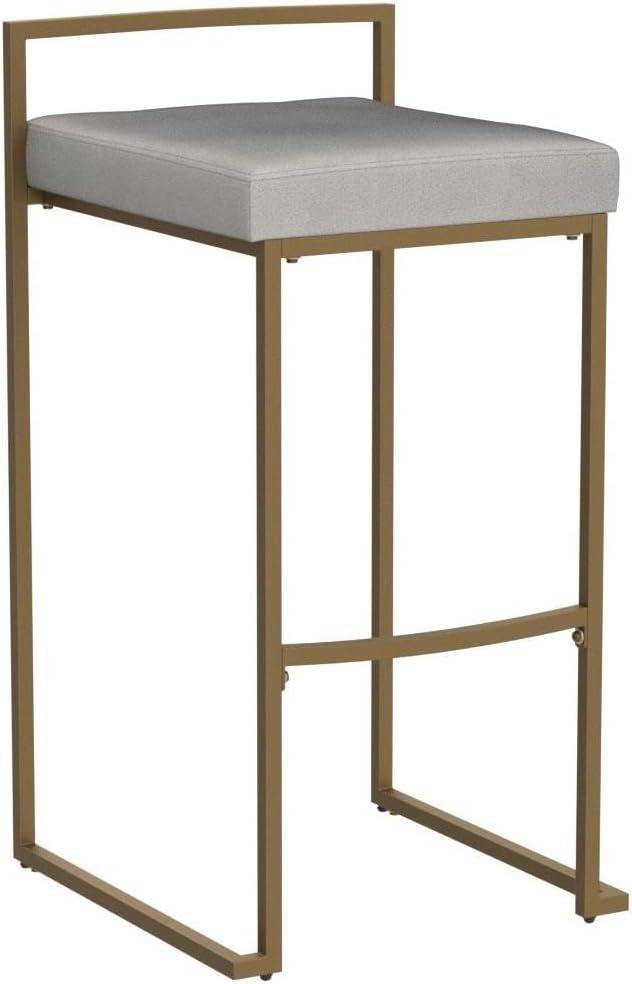 Progreso Upholstered Counter Stool with Metal Frame