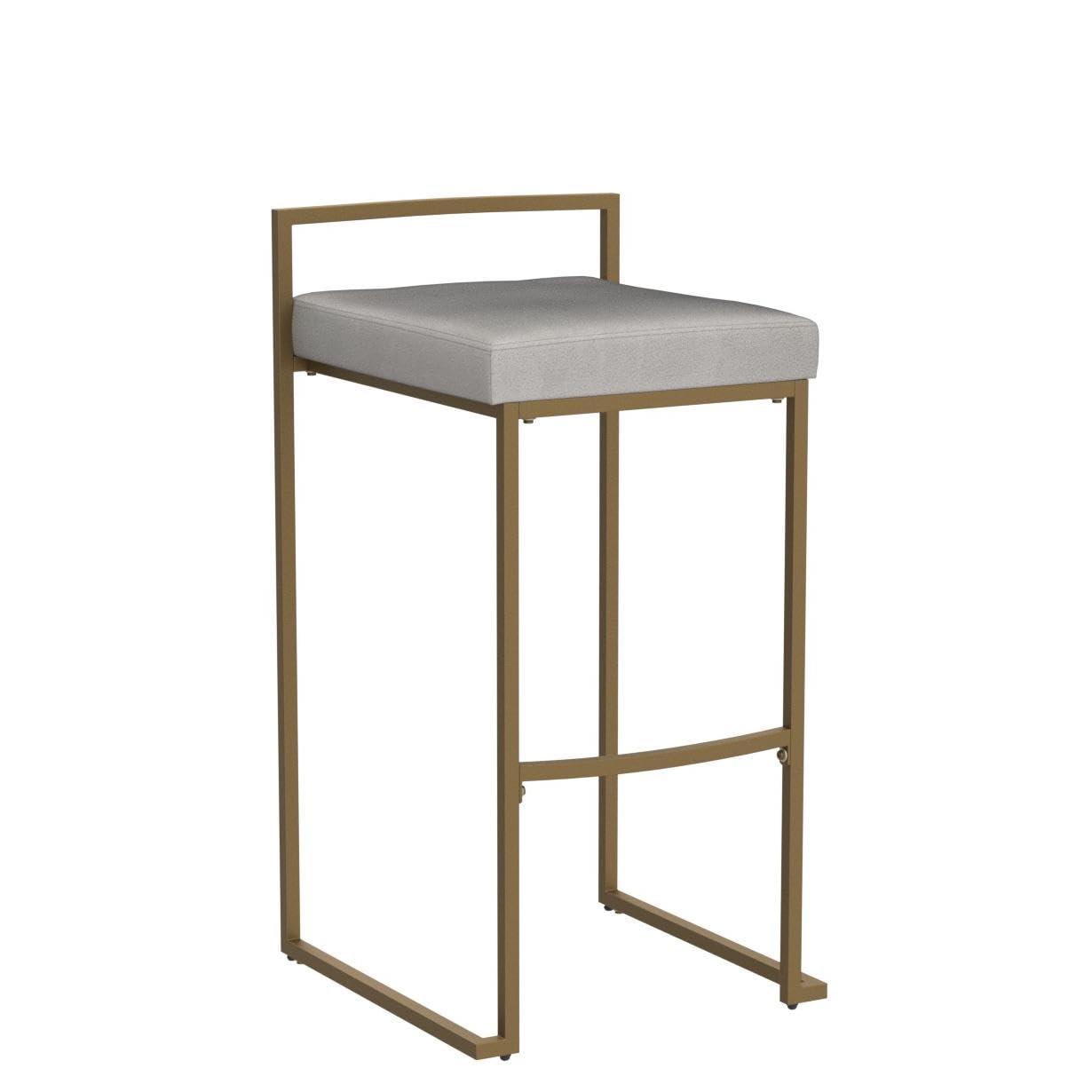 Progreso Upholstered Counter Stool with Metal Frame