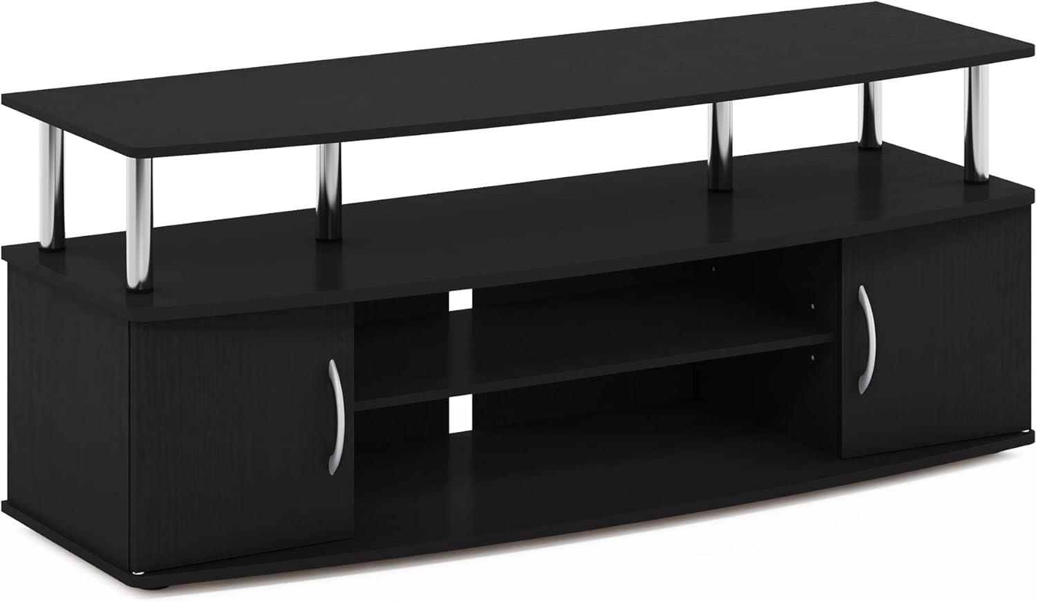 Americano 55" Stainless Steel Modern TV Stand