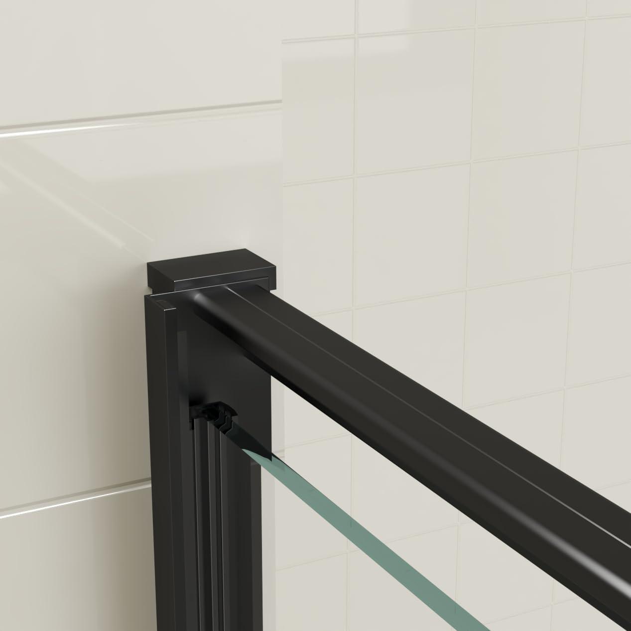 Arch Glass Designs 11DD131873LTS 38-42" W x 71" H Flush Glass Shower Door Reversible Installation