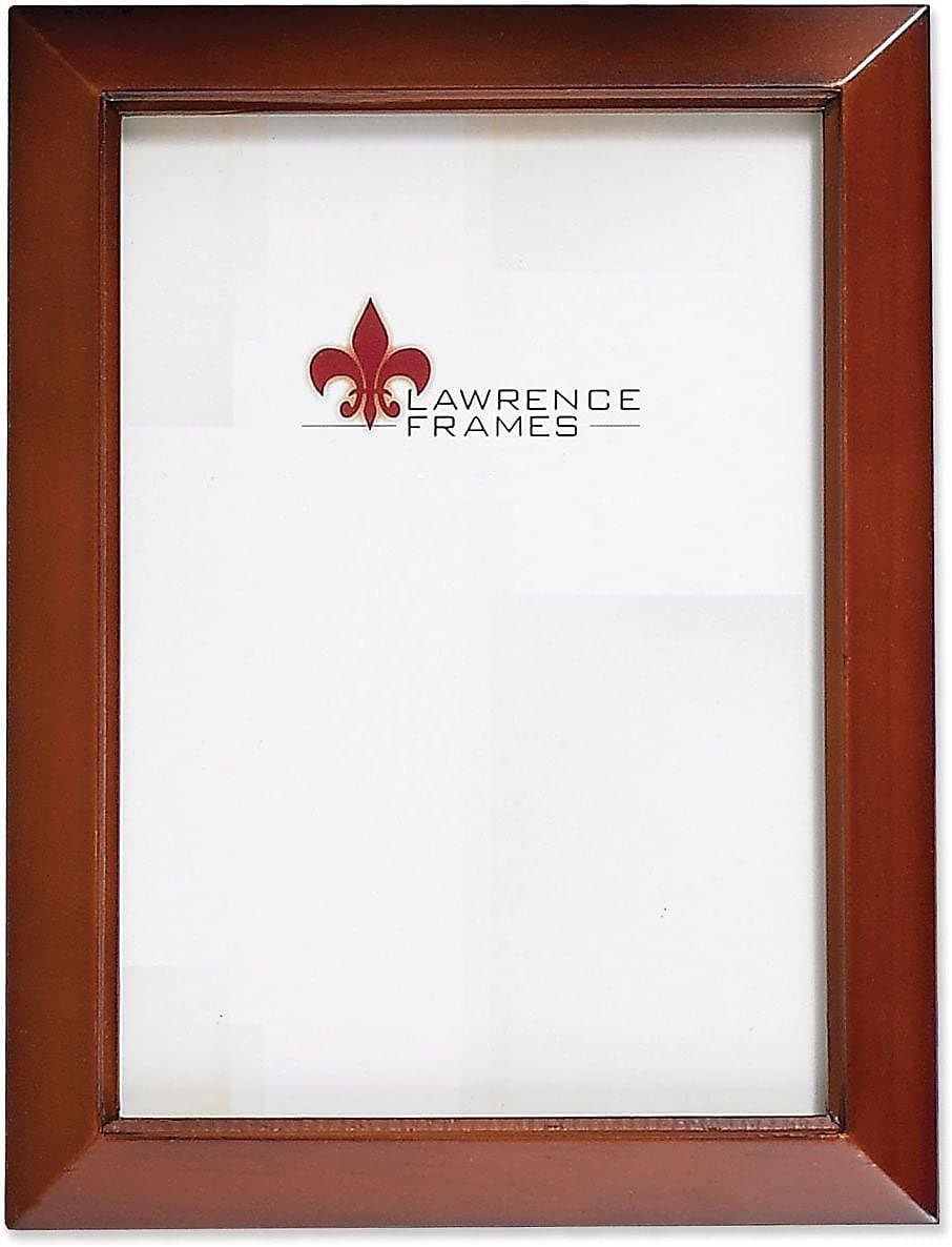 Lawrence Frames Walnut Wood 5x7 Picture Frame - Estero Collection 725257