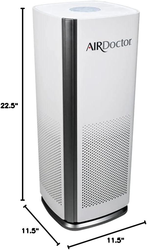 AIRDOCTOR AD1000 4-in-1 Air Purifier | Guest Rooms, Kids Bedrooms, Home Offices | Circulates 285 sq. ft. 4x/Hour