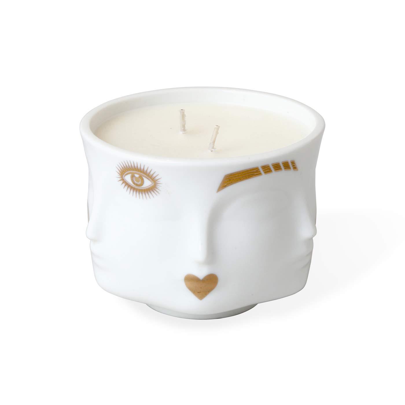 Jonathan Adler Muse Gilded Scented Designer Candle with Ceramic Holder