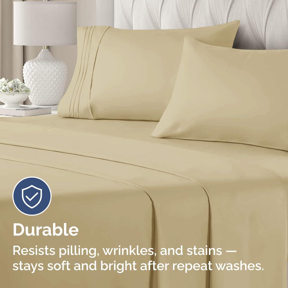 CGK Linens Hotel Quality Microfiber Pillowcase Covers (Set of 2)