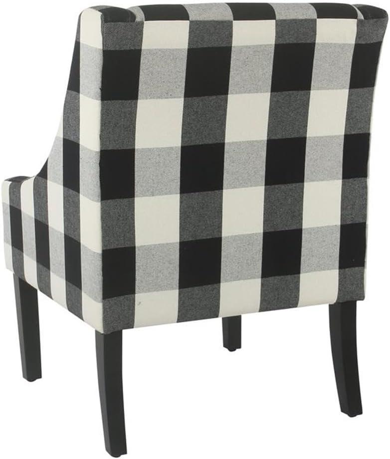 Modern Swoop Accent Armchair - HomePop