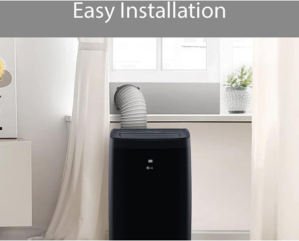 LG 10,000 BTU DOE / 14,000 BTU ASHRAE Smart Portable Air Conditioner, Cools 450 Sq.Ft.