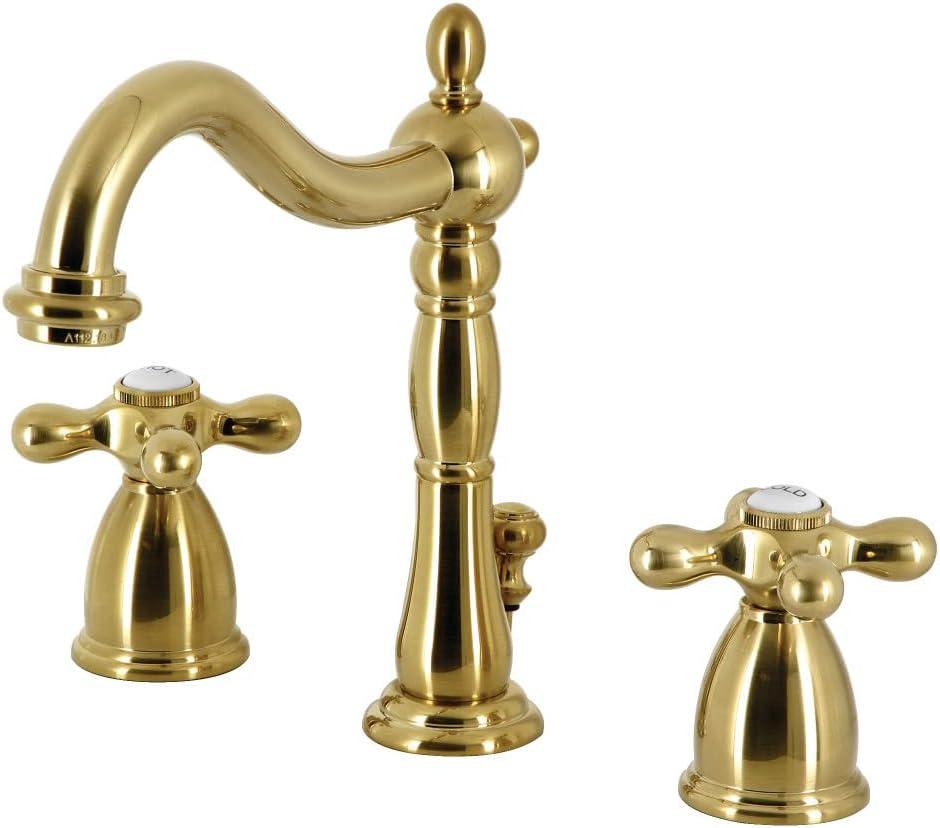 Heritage Widespread Bathroom Faucet with Drain Assembly