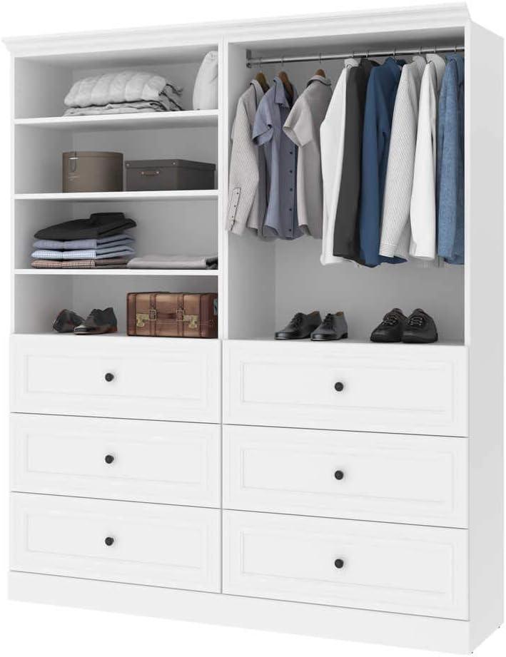 Versatile by Bestar 72'' Storage Kit in White