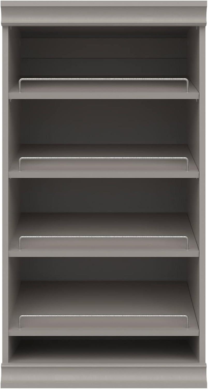 Modular Storage 21.38" W Shoe Shelf Unit with 4 Shelves