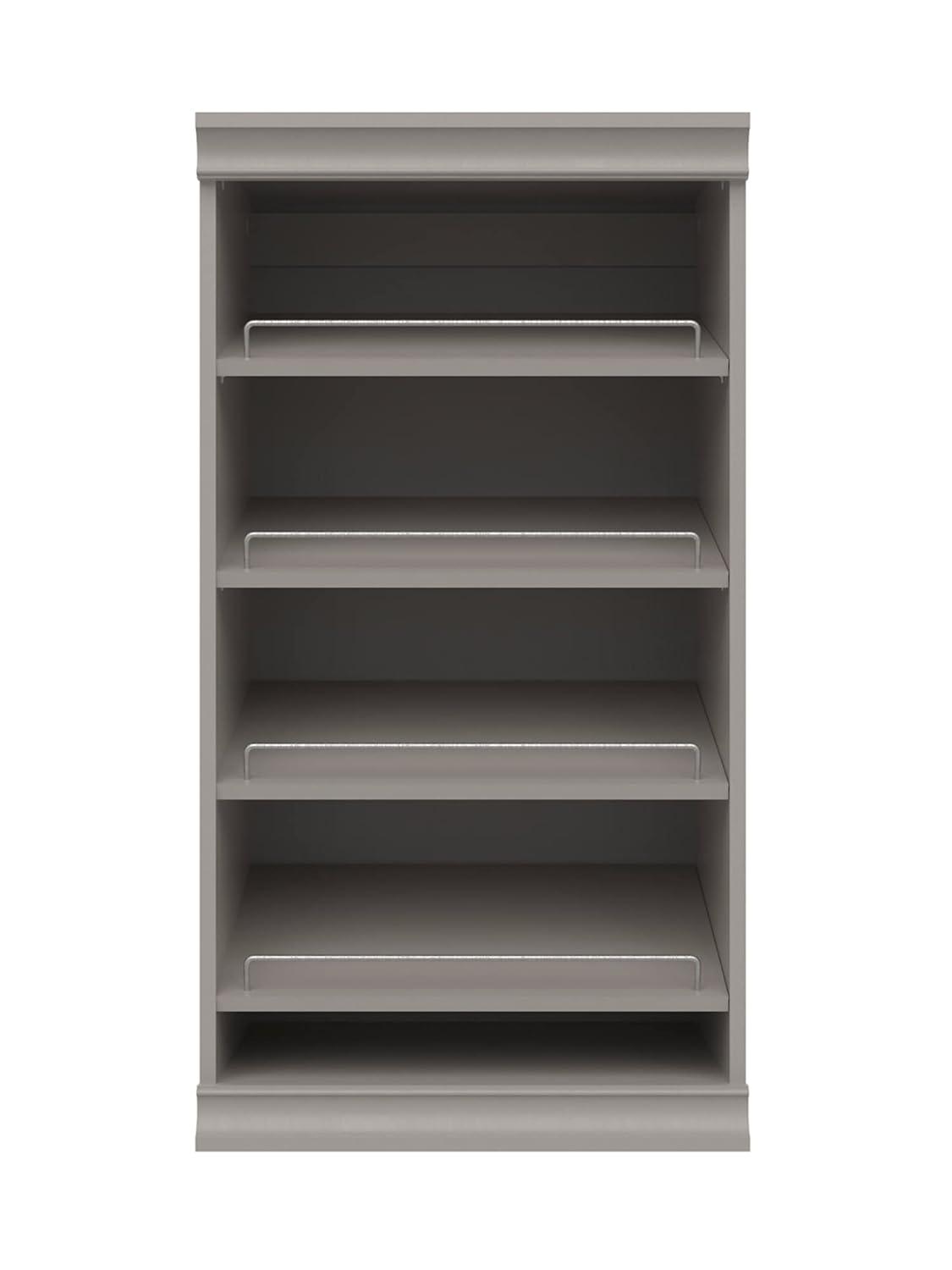 Modular Storage 21.38" W Shoe Shelf Unit with 4 Shelves