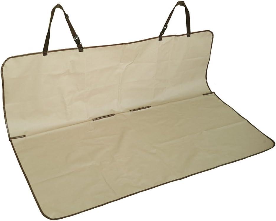 PetSafe Happy Ride Waterproof & Machine Washable Bench Seat Cover for Pets, Fits Most Vehicles, Tan (47"L x 60"W)