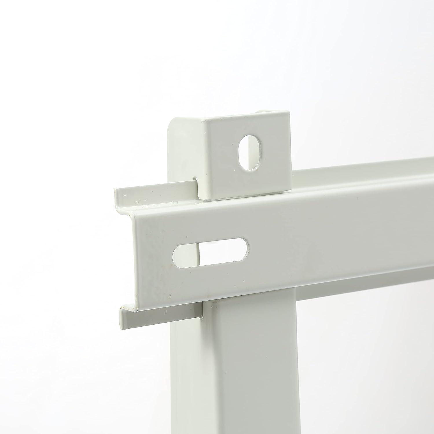 Universal White Steel Outdoor Wall Mounting Bracket