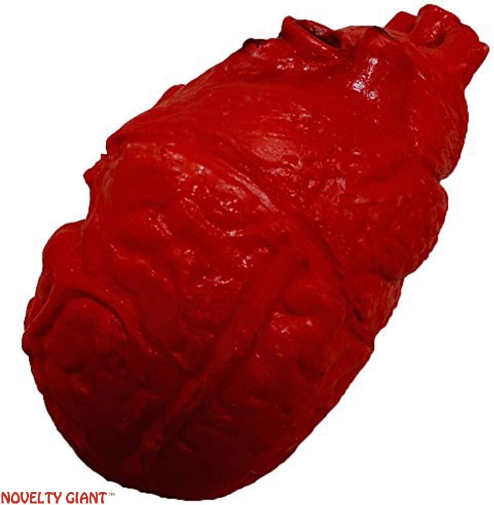 Oversized Red Foam Latex Heart Halloween Wall Prop