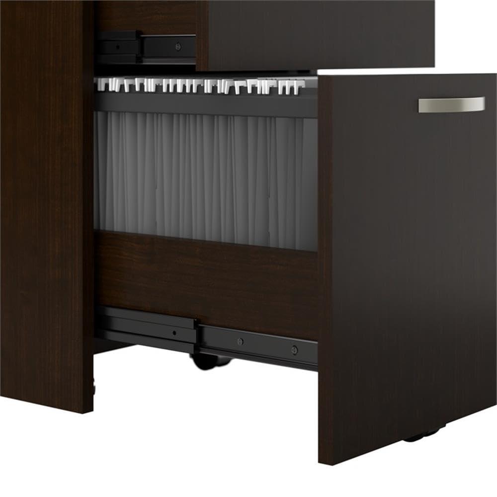 Bush Business Furniture Office in an Hour 65W L Shaped Cubicle Desk with Storage, Drawers, and Organizers