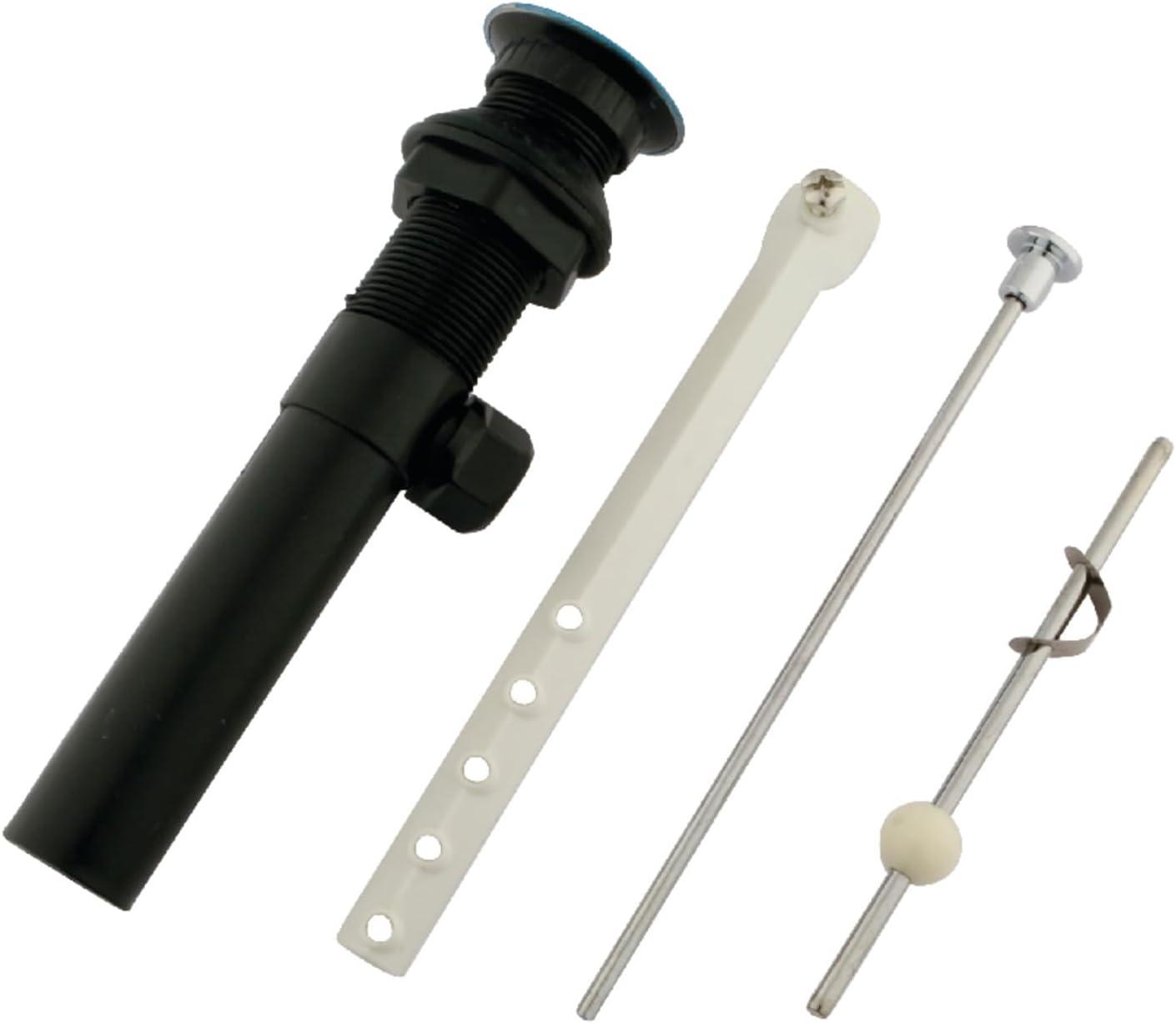 Kingston Brass Plastic Pop-Up Bathroom Sink Drain with Overflow