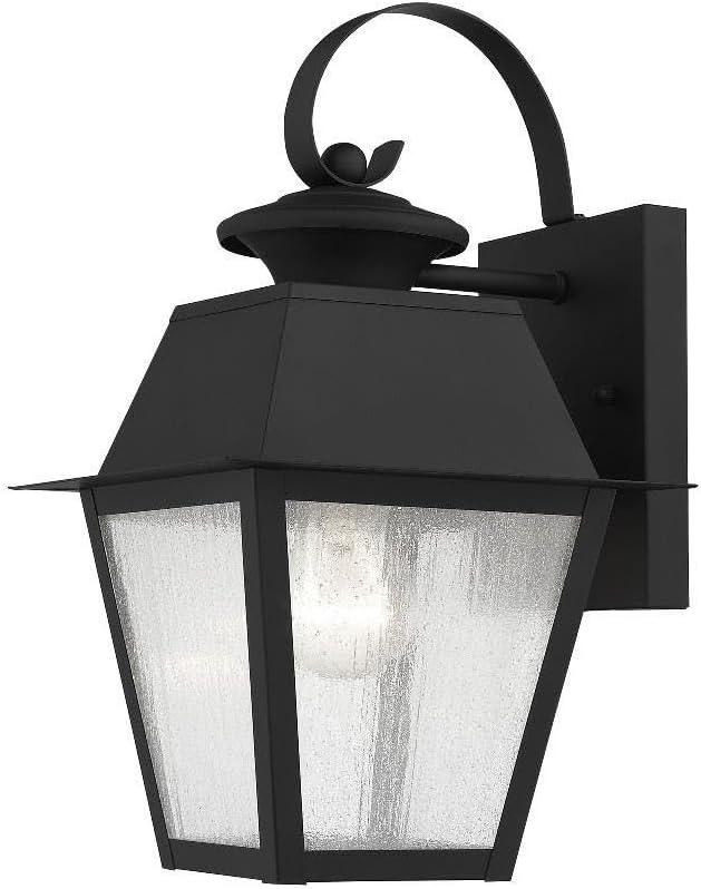 Livex Lighting Mansfield 1 - Light Wall Light in  Black