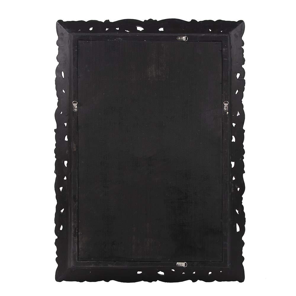 Howard Elliott Barcelona Hanging Rectangular Framed Wall Mirror, Antique Gold Resin, Traditional Designer Mirror for Home, Living Room or Bedroom, 23 x 35 Inch