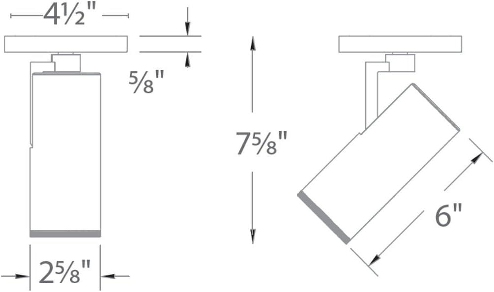 Paloma LED Adjustable Track Head