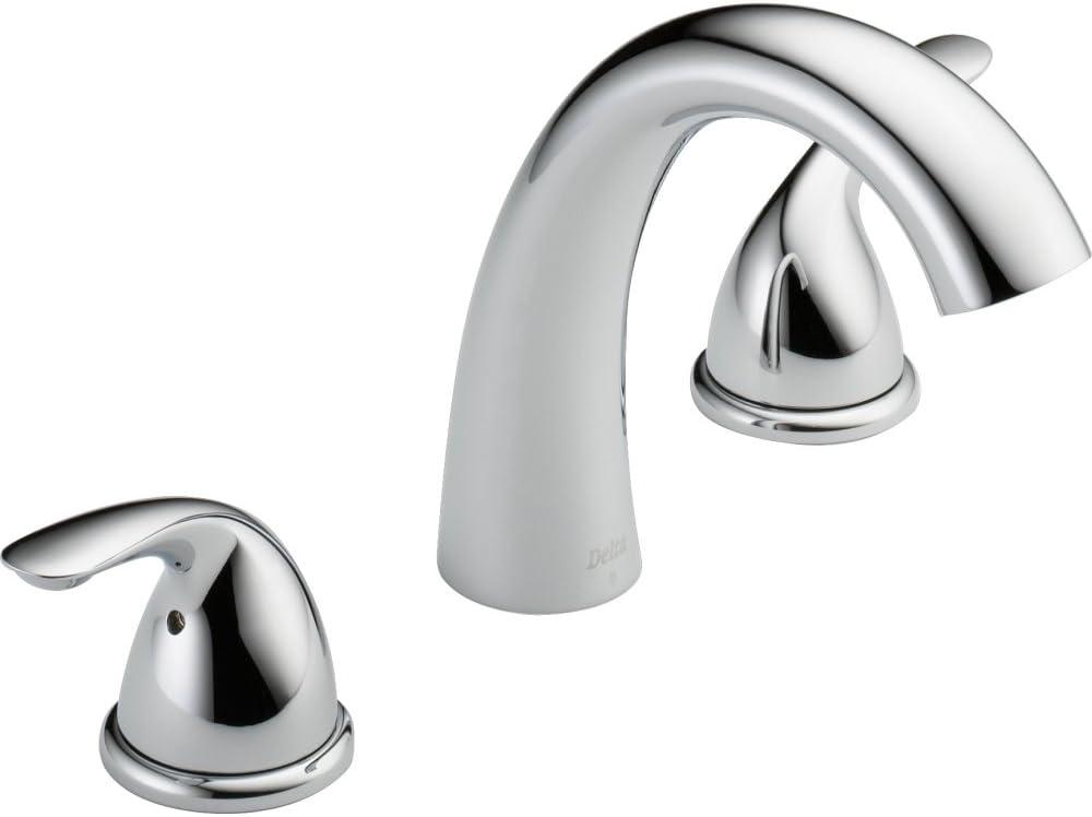 Classic Double Handle Deck Mounted Roman Tub Faucet Trim