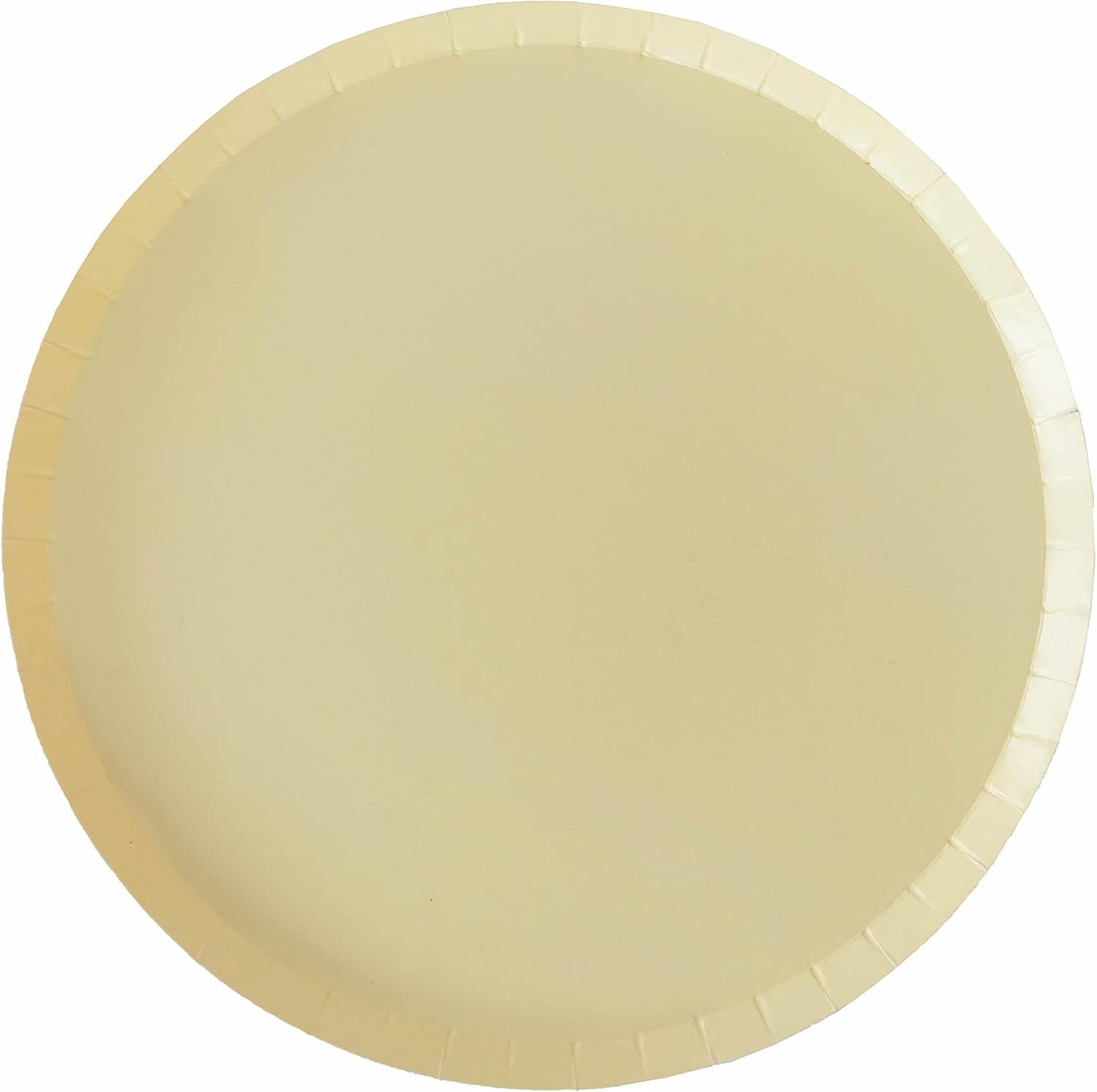 Apricot Orange 8" Paper Dessert Plates - Pack of 8